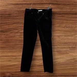 LOFT Dark Corduroy Trousers